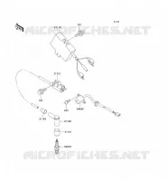 IGNITION SYSTEM voor Kawasaki KMX125 2000