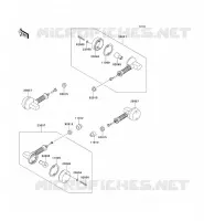 INDICATORS voor Kawasaki KMX125 2000