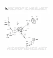 OIL PUMP voor Kawasaki KMX125 2000