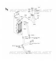 RADIATOR voor Kawasaki KMX125 2000