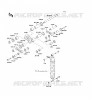 SUSPENSION voor Kawasaki KMX125 2000