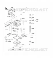 CARBURETOR voor Kawasaki KMX125 2000