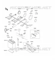 CHASSIS ELECTRICAL EQUIPMENT voor Kawasaki KMX125 2000