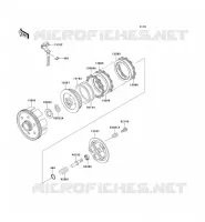 CLUTCH voor Kawasaki KMX125 2000