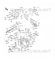 ENGINE COVERS voor Kawasaki KMX125 2000