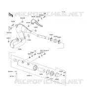 EXHAUST voor Kawasaki KMX125 2000