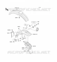 FENDER voor Kawasaki KMX125 2000