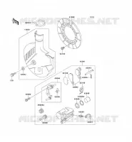 FRONT BRAKE voor Kawasaki KMX125 2000