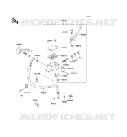 FRONT MASTER CYLINDER voor Kawasaki KMX125 2000