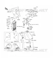 FUEL TANK voor Kawasaki KMX125 2000