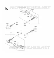 INDICATORS voor Kawasaki KMX125 2000