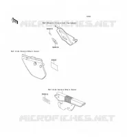 LABELS voor Kawasaki KMX125 2000