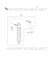 SUSPENSION   SHOCK ABSORBER voor Kawasaki KMX125 2000