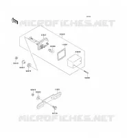 TAILIGHT(S) voor Kawasaki KMX125 2000