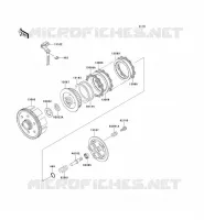 CLUTCH voor Kawasaki KMX125 2001