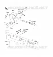 EXHAUST voor Kawasaki KMX125 2001