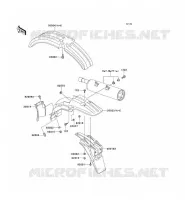 FENDER voor Kawasaki KMX125 2001