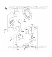 FRONT BRAKE voor Kawasaki KMX125 2001
