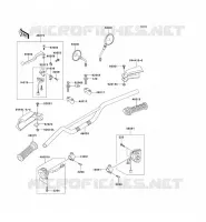 HANDLEBAR voor Kawasaki KMX125 2001