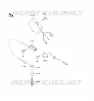 IGNITION SYSTEM voor Kawasaki KMX125 2001