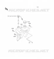 OIL TANK voor Kawasaki KMX125 2001