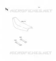 SEAT voor Kawasaki KMX125 2001