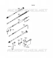 CABLES voor Kawasaki KMX125 1992
