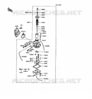 CARBURETOR voor Kawasaki KMX125 1992