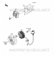 GENERATOR voor Kawasaki KMX125 1992
