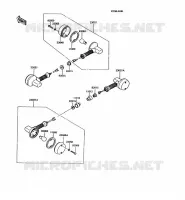 INDICATORS voor Kawasaki KMX125 1992
