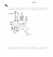 OIL TANK voor Kawasaki KMX125 1992