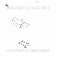 SEAT voor Kawasaki KMX125 1992