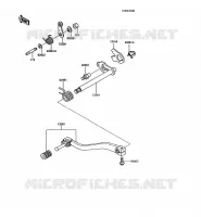 SHIFT voor Kawasaki KMX125 1992