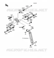 SUSPENSION voor Kawasaki KMX125 1992