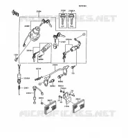 SWITCH voor Kawasaki KMX125 1992