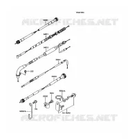 CABLES voor Kawasaki KMX125 1992