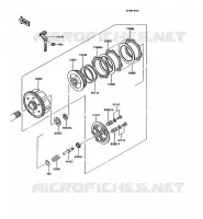 CLUTCH voor Kawasaki KMX125 1992