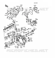 ENGINE COVERS voor Kawasaki KMX125 1992