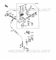 FRONT MASTER CYLINDER voor Kawasaki KMX125 1992