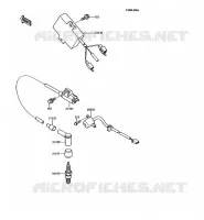 IGNITION SYSTEM voor Kawasaki KMX125 1992