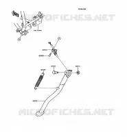 STAND voor Kawasaki KMX125 1992