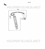 SUSPENSION   SHOCK ABSORBER voor Kawasaki KMX125 1992