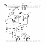 SWITCH voor Kawasaki KMX125 1992