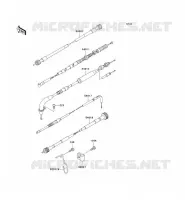 CABLES voor Kawasaki KMX125 2001