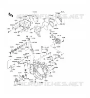 ENGINE COVERS voor Kawasaki KMX125 2001