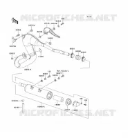 EXHAUST voor Kawasaki KMX125 2001