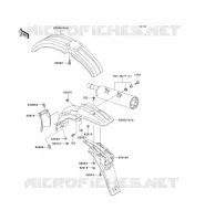 FENDER voor Kawasaki KMX125 2001