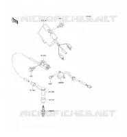 IGNITION SYSTEM voor Kawasaki KMX125 2001