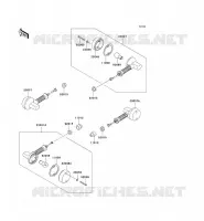 INDICATORS voor Kawasaki KMX125 2001