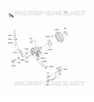 OIL PUMP voor Kawasaki KMX125 2001